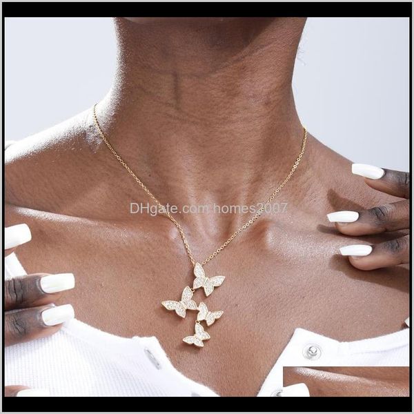 & pendants jewelrybutterfly pendant necklace for women zircon long chian winding neck gold color choker jewelry gift bijoux femme mujer neck, Silver
& pendants jewelrybutterfly pendant necklace for women zircon long chian winding neck gold color choker jewelry gift bijoux femme mujer neck, Silver