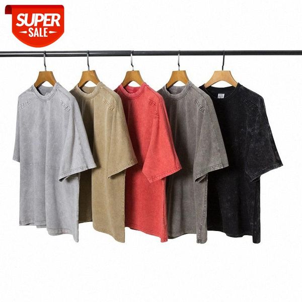 letter three-dimensional embossed short-sleeved oversize loose retro hip-hop bottoming t-shirt for men and women #g25k, White;black
letter three-dimensional embossed short-sleeved oversize loose retro hip-hop bottoming t-shirt for men and women #g25k, White;black