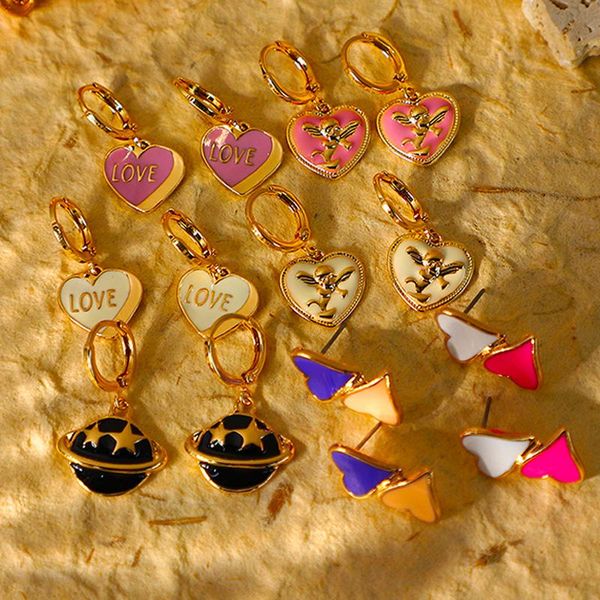 dangle & chandelier huanzhi 2021 ins golden metal resin angel planet star love heart-shaped pendant earrings for women party jewelry, Silver
dangle & chandelier huanzhi 2021 ins golden metal resin angel planet star love heart-shaped pendant earrings for women party jewelry, Silver