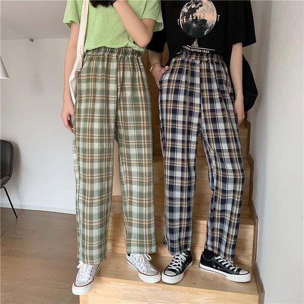 women's pants & capris plaid women high waist plus size wide leg casual female trousers fashion joggers clothes streetwear vintage, Black;white
women's pants & capris plaid women high waist plus size wide leg casual female trousers fashion joggers clothes streetwear vintage, Black;white