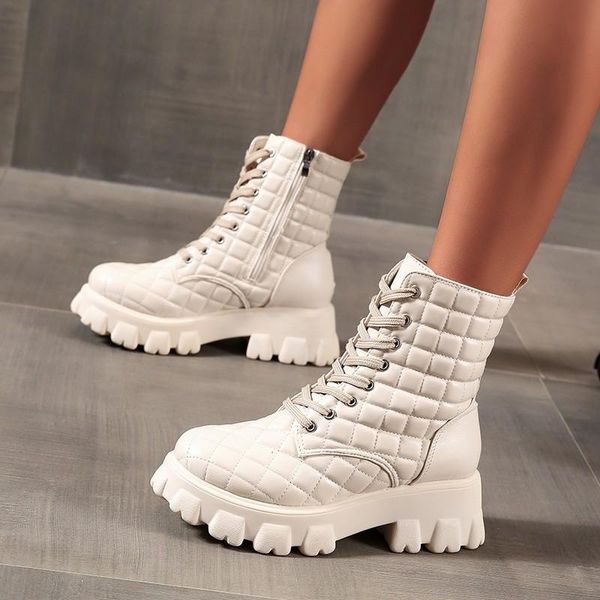 boots 2021 motorcycle women's winter soft leather shoes black botas wedges female lace up platforms women white mujer
boots 2021 motorcycle women's winter soft leather shoes black botas wedges female lace up platforms women white mujer