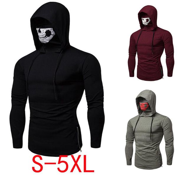 men's hoodies & sweatshirts debracat sport skull printed hoodie drawstring slim fit zipper autumn casual pullover hooded gym long sleev, Black
men's hoodies & sweatshirts debracat sport skull printed hoodie drawstring slim fit zipper autumn casual pullover hooded gym long sleev, Black