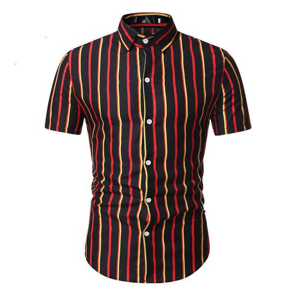 men's casual shirts natural color summer fashion striped panelled mens lapel neck short s mb7j, White;black
men's casual shirts natural color summer fashion striped panelled mens lapel neck short s mb7j, White;black