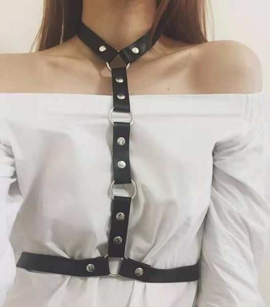 belts women suspenders chest leather belt harajuku gothic lingerie adjustable bondage holographic metal chain tassel harness, Black;brown
belts women suspenders chest leather belt harajuku gothic lingerie adjustable bondage holographic metal chain tassel harness, Black;brown