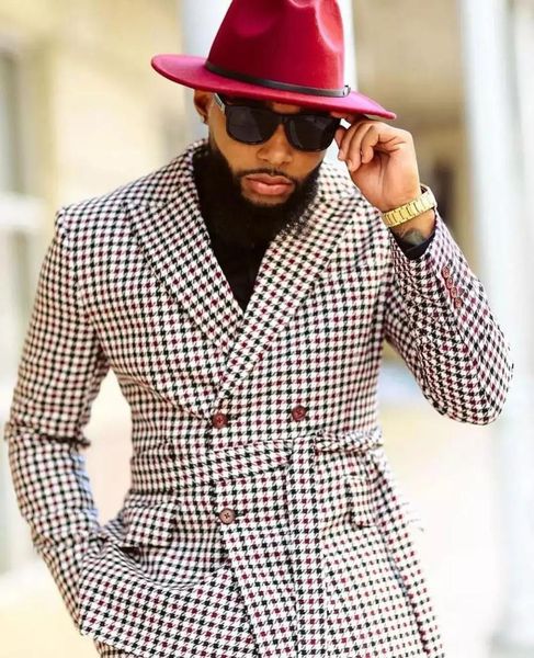 men's suits & blazers (jacket+pants) autumn tailor-made men hoodstooth belt male suit occasion year party 2 pic for man 2021 slim fit c, White;black
men's suits & blazers (jacket+pants) autumn tailor-made men hoodstooth belt male suit occasion year party 2 pic for man 2021 slim fit c, White;black