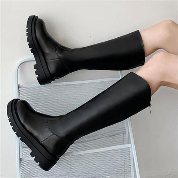 boots 2021 autumn winter warm knee high british style all-match long booties women back zip thick bottom shoes for female black
boots 2021 autumn winter warm knee high british style all-match long booties women back zip thick bottom shoes for female black