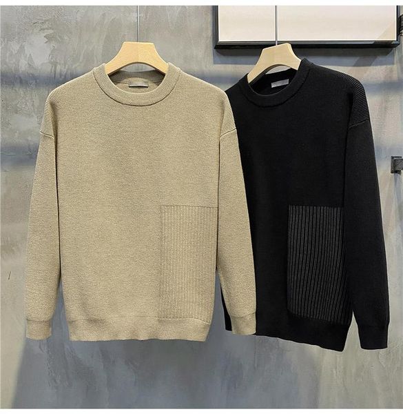 men's sweaters 2022 autumn winter mens fashion warm knitted pullover men vintage casual sweater knitwear jumper k57, White;black
men's sweaters 2022 autumn winter mens fashion warm knitted pullover men vintage casual sweater knitwear jumper k57, White;black