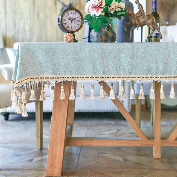 table cloth nordic style luxury tassel solid color blue large aesthetic party nape de decoration ei50tc
table cloth nordic style luxury tassel solid color blue large aesthetic party nape de decoration ei50tc
