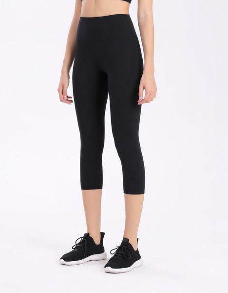 women's leggings versions naked-feels plain athletic fitness cpari pants women soft nylon gym sport cropped trousers 07, Black
women's leggings versions naked-feels plain athletic fitness cpari pants women soft nylon gym sport cropped trousers 07, Black