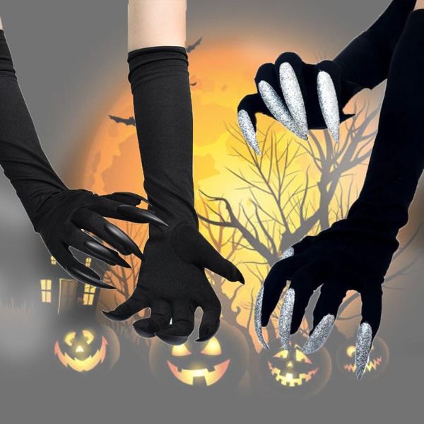 five fingers gloves halloween long nails cosplay funny festival witch costume party scary fancy props mitten tools, Blue;gray
five fingers gloves halloween long nails cosplay funny festival witch costume party scary fancy props mitten tools, Blue;gray