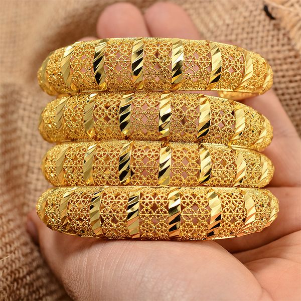 4pcs/lot bangles ethiopian gold color bangle for women dubai bride wedding bracelet african arab jewelry middle east, Golden;silver
4pcs/lot bangles ethiopian gold color bangle for women dubai bride wedding bracelet african arab jewelry middle east, Golden;silver