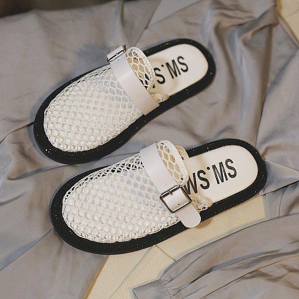 slippers summer shoes woman 2021 closed toe breathable flip flops women hollow out outdoor flat beach slides, Black
slippers summer shoes woman 2021 closed toe breathable flip flops women hollow out outdoor flat beach slides, Black