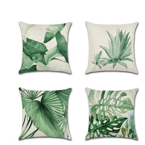 cushion/decorative pillow linen cushion cover decorative nordic style pillowcase tropical botanic leaves 45*45cm green leaf case
cushion/decorative pillow linen cushion cover decorative nordic style pillowcase tropical botanic leaves 45*45cm green leaf case