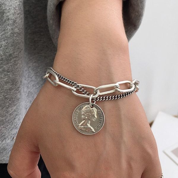 punk hip hop portrait coin bracelet bohemian retro multilayer chain geometric coin pendant bracelet fashion female jewelry, Golden;silver
punk hip hop portrait coin bracelet bohemian retro multilayer chain geometric coin pendant bracelet fashion female jewelry, Golden;silver
