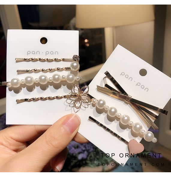 barrettes hairpin bangs set girl's little fresh edge clip korean pearl female duck beak, Golden;silver
barrettes hairpin bangs set girl's little fresh edge clip korean pearl female duck beak, Golden;silver