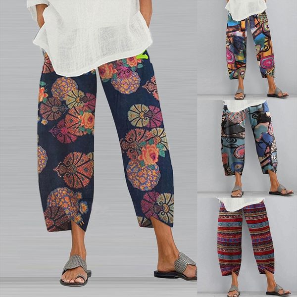vintage printed harem trousers casual womens capri elastic waist cotton linen wide leg pantalon summer plus size pant, Black;white
vintage printed harem trousers casual womens capri elastic waist cotton linen wide leg pantalon summer plus size pant, Black;white