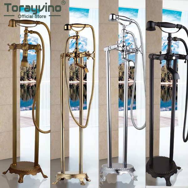 torayvino bathroom floor mounted bathtub shower faucet 360 rotation waterfall spout with handshower combo kit sets
torayvino bathroom floor mounted bathtub shower faucet 360 rotation waterfall spout with handshower combo kit sets