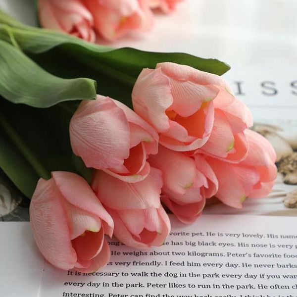 decorative flowers & wreaths 10pcs silicone real touch tulips bouquet artificial living room decoration tulip artificiales flower
decorative flowers & wreaths 10pcs silicone real touch tulips bouquet artificial living room decoration tulip artificiales flower
