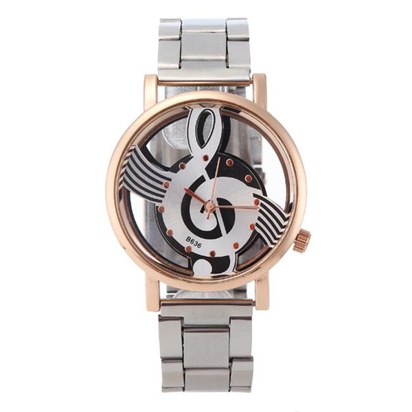 wristwatches lovers musical note hollow watch stainless steel strap men women watches novelty fashion casual quartz, Slivery;brown
wristwatches lovers musical note hollow watch stainless steel strap men women watches novelty fashion casual quartz, Slivery;brown