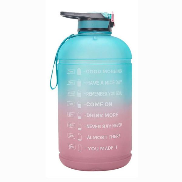 water bottle 3.78l gradient straw sports kettle outdoor fitness cup with times point big drink sport
water bottle 3.78l gradient straw sports kettle outdoor fitness cup with times point big drink sport
