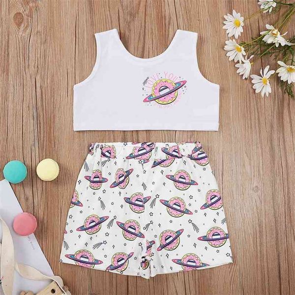 summer children sets sleeveless doughnut print shorts cute 2pcs girls boys clothes set 1-8t 210629, White
summer children sets sleeveless doughnut print shorts cute 2pcs girls boys clothes set 1-8t 210629, White