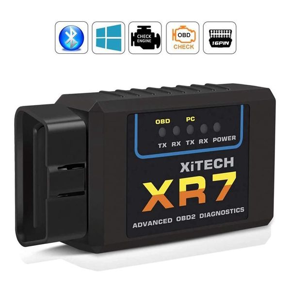 bluetooth adapter, obd diagnostic device auto ii code scanner elm327 compatible with android & windows devices readers scan tools
bluetooth adapter, obd diagnostic device auto ii code scanner elm327 compatible with android & windows devices readers scan tools