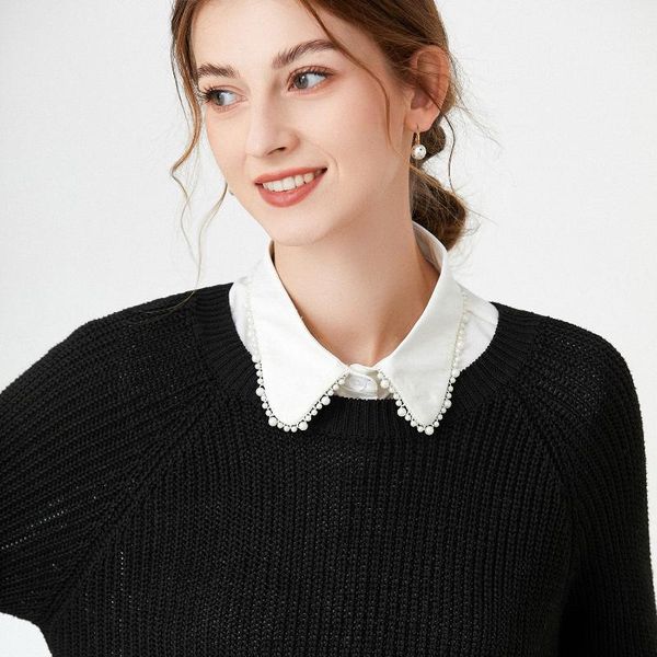 bow ties sitonjwly women fake collar ladies bottoming shirt lace decoration false for sweater autumn and winter detachable, Black;gray
bow ties sitonjwly women fake collar ladies bottoming shirt lace decoration false for sweater autumn and winter detachable, Black;gray