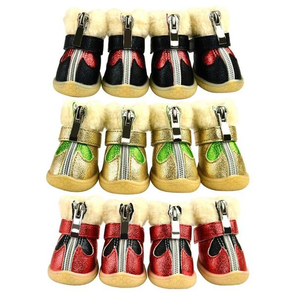 dog apparel pet shoes solid puppy winter boots 4 pcs/sets warm waterproof bright colors slip-resistant
dog apparel pet shoes solid puppy winter boots 4 pcs/sets warm waterproof bright colors slip-resistant