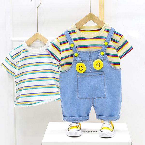 childrens wear 1-3-year-old boys and girls striped and strap jumpsuit two piece baby wear wholesale conjunto infantil, Blue
childrens wear 1-3-year-old boys and girls striped and strap jumpsuit two piece baby wear wholesale conjunto infantil, Blue