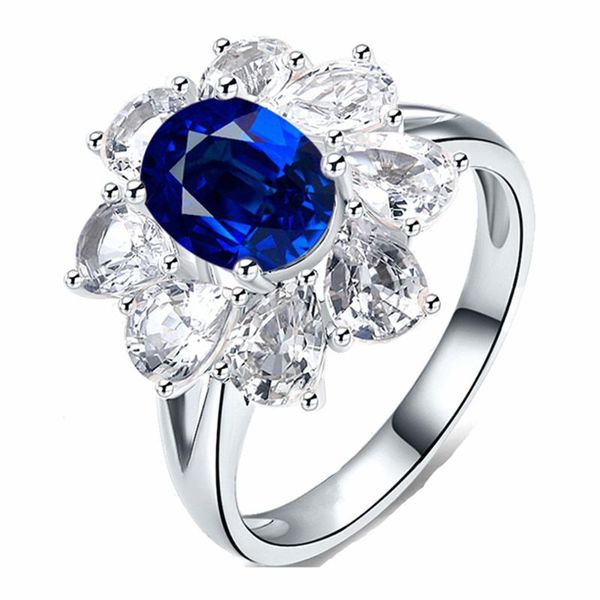 cluster rings luxury blue crystal sapphire gemstones for women zircon diamonds 18k white gold sterling silver925 jewelry bijoux gift, Golden;silver
cluster rings luxury blue crystal sapphire gemstones for women zircon diamonds 18k white gold sterling silver925 jewelry bijoux gift, Golden;silver