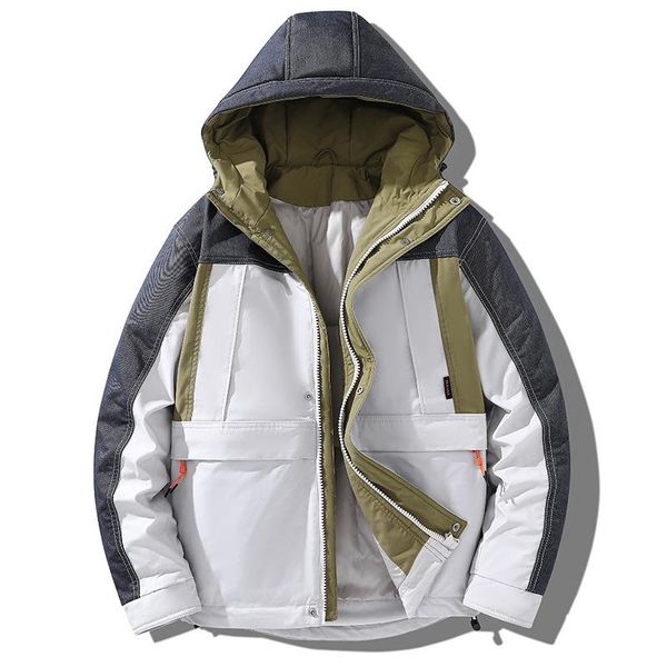 men's jackets 2021 autumn and winter korean version of the thick padded coat fashion warmth jacket casual down, Black;brown
men's jackets 2021 autumn and winter korean version of the thick padded coat fashion warmth jacket casual down, Black;brown