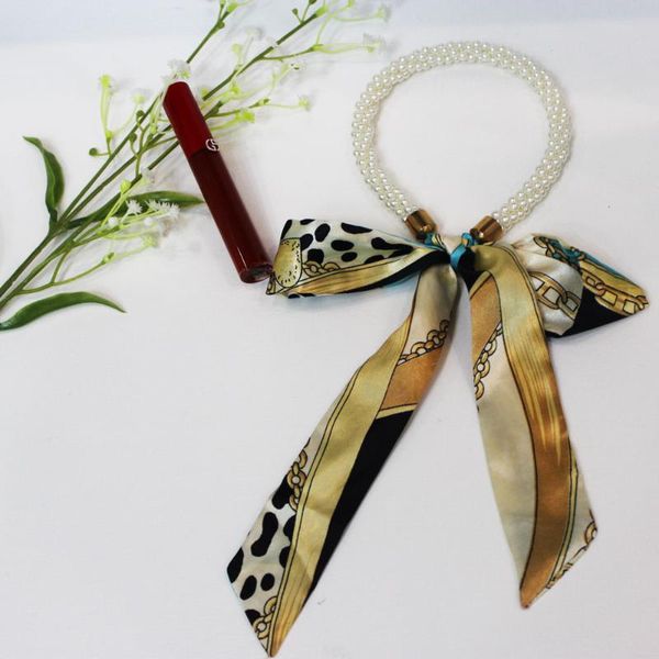 woman student actor model 4mm imitation pearl handmade custom woven necklace simulation silk scarf bow random color neck ties, Blue;purple
woman student actor model 4mm imitation pearl handmade custom woven necklace simulation silk scarf bow random color neck ties, Blue;purple