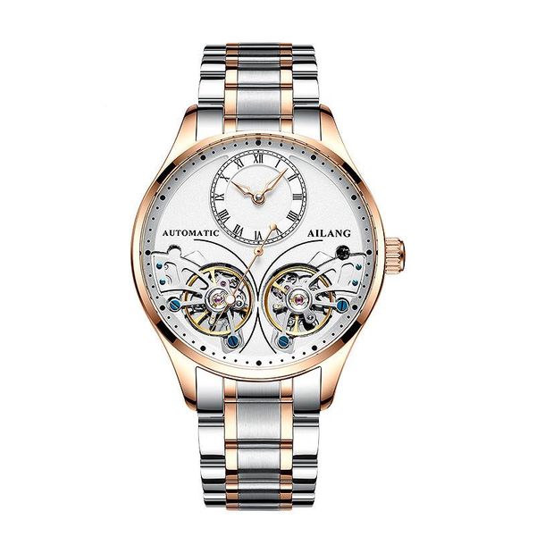 wristwatches ailang men's mechanical watch full automatic stainless steel double tourbillon white dial sports waterproof fashion, Slivery;brown
wristwatches ailang men's mechanical watch full automatic stainless steel double tourbillon white dial sports waterproof fashion, Slivery;brown