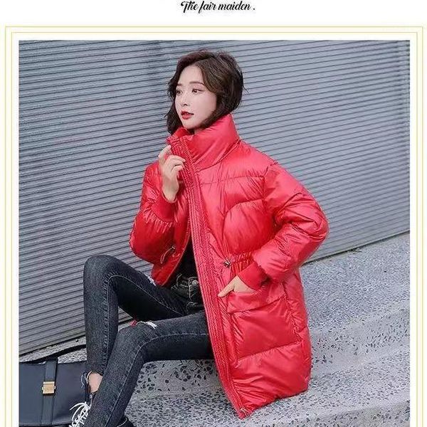 women's down & parkas 2021 autumn winter women casual solid glossy parka female zipper pockets cotton padded coat lady bright plus size, Black
women's down & parkas 2021 autumn winter women casual solid glossy parka female zipper pockets cotton padded coat lady bright plus size, Black
