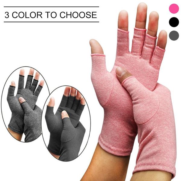 1pair joint pain health care compression gloves training elastic relief therapy hand arthritis half-finger washable cycling, Black
1pair joint pain health care compression gloves training elastic relief therapy hand arthritis half-finger washable cycling, Black