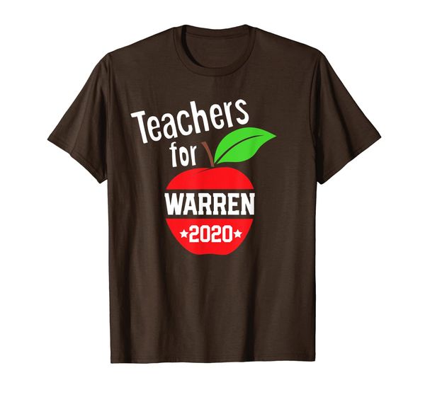 teachers for elizabeth warren 2020 t-shirt, White;black 
teachers for elizabeth warren 2020 t-shirt, White;black