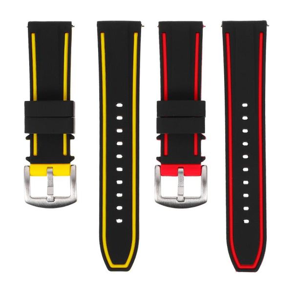 watch bands 2 pcs universal silicone straps wristbands smartwatch, Black;brown
watch bands 2 pcs universal silicone straps wristbands smartwatch, Black;brown