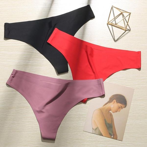 women's panties ice silk thin low waist seamless g-string thong underwear for daily wear, Black;pink
women's panties ice silk thin low waist seamless g-string thong underwear for daily wear, Black;pink
