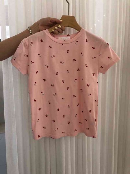 summer sweet cotton pink o neck short sleeve cherry print tshirts women wild & tees clothes fashion chic basic simple 210429, White
summer sweet cotton pink o neck short sleeve cherry print tshirts women wild & tees clothes fashion chic basic simple 210429, White