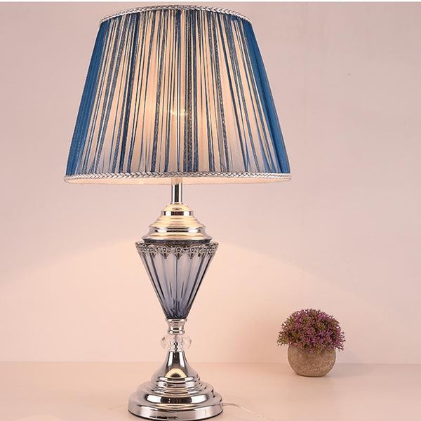 table lamps modern simple glass desk lamp, fashionable luxury living room, bedroom bedside neoclassical blue lamp
table lamps modern simple glass desk lamp, fashionable luxury living room, bedroom bedside neoclassical blue lamp