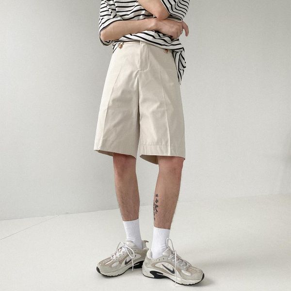 men's shorts summer suit loose five-point pants trousers drape solid color wild casual korean style trend, White;black
men's shorts summer suit loose five-point pants trousers drape solid color wild casual korean style trend, White;black