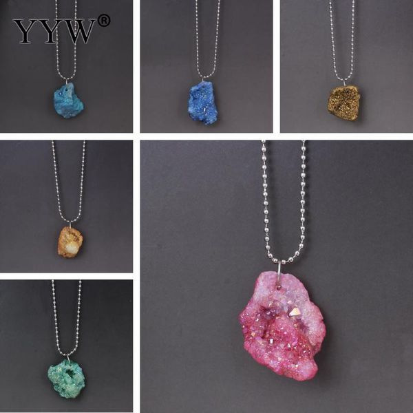pendant necklaces irregular natural stone quartz crystal pendants for women drusy druzy silver color chain statement necklace jewelry
pendant necklaces irregular natural stone quartz crystal pendants for women drusy druzy silver color chain statement necklace jewelry