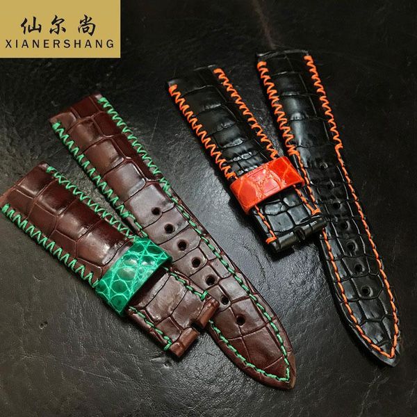 watch bands handmade crocodile skin strap custom universal watchbands men women alligator band 20mm 22mm 24mm genuine leather belt, Black;brown
watch bands handmade crocodile skin strap custom universal watchbands men women alligator band 20mm 22mm 24mm genuine leather belt, Black;brown
