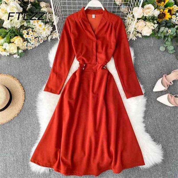 spring autumn elegant office dress women fashion long sleeve v-neck slim a-line vintage dresses ladies midi vestidos 210525, Black;gray
spring autumn elegant office dress women fashion long sleeve v-neck slim a-line vintage dresses ladies midi vestidos 210525, Black;gray
