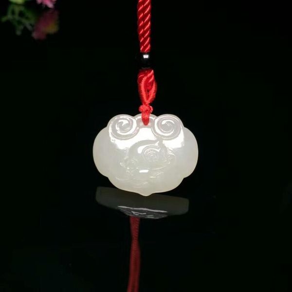 lockets h51#exquisite hetian jade beautiful sprouting wishful zodiac monkey pendant, Silver
lockets h51#exquisite hetian jade beautiful sprouting wishful zodiac monkey pendant, Silver