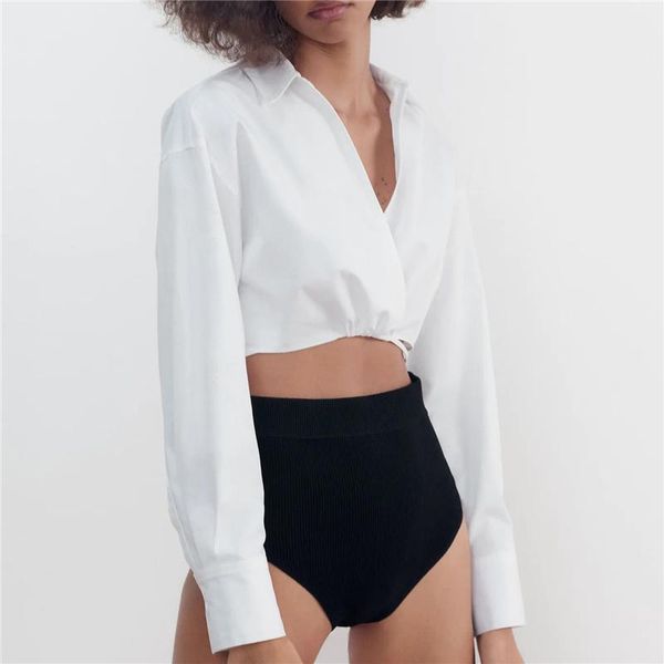 women's blouses & shirts fashion white crop shirt women 2021 cross v neck long sleeve female chic ladies casual clothing
women's blouses & shirts fashion white crop shirt women 2021 cross v neck long sleeve female chic ladies casual clothing