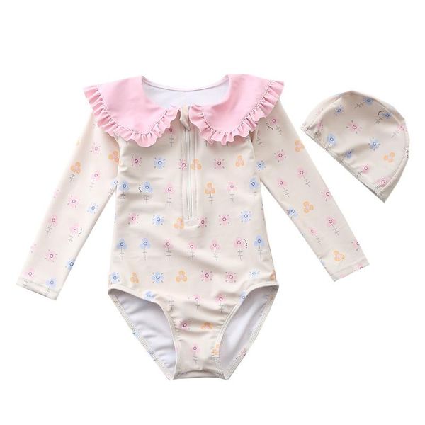 one-piece suits 2021 summer children swimsuit printed long sleeve rash guard girl beach bikini
one-piece suits 2021 summer children swimsuit printed long sleeve rash guard girl beach bikini