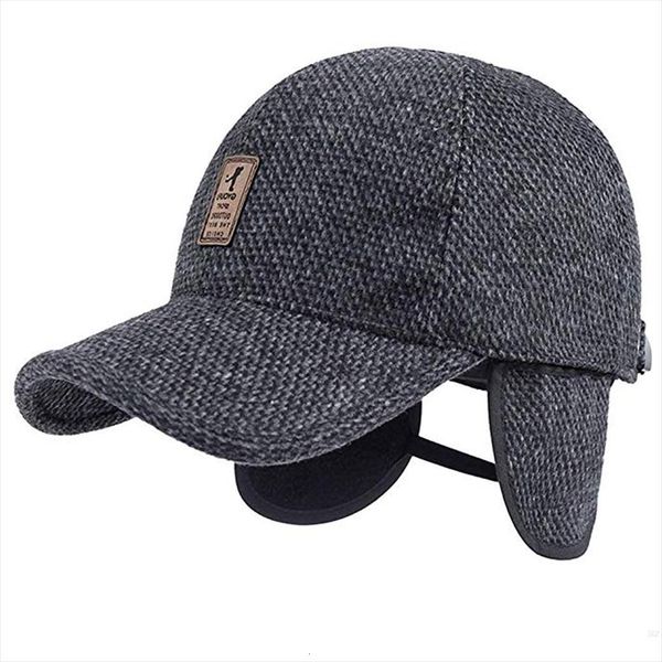 Winter Baseball Cap For Men With Earflaps Warm Hat Thicken Snapback Fathers Hats Ear Protection Casquette, Blue;gray
Winter Baseball Cap For Men With Earflaps Warm Hat Thicken Snapback Fathers Hats Ear Protection Casquette, Blue;gray
