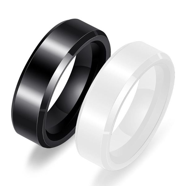 wedding rings fashion wide 6 mm black white space ceramic jewelry ring wholesale simple tail of men and women party accessories, Slivery;golden
wedding rings fashion wide 6 mm black white space ceramic jewelry ring wholesale simple tail of men and women party accessories, Slivery;golden