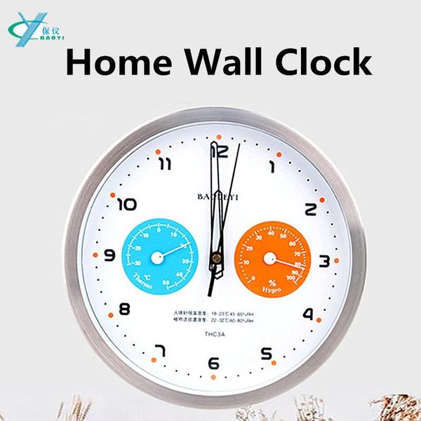 wall clocks 10 inches silent metal clock withthermometer hygrometer quiet sweep movement no-ticking home living room office art decor
wall clocks 10 inches silent metal clock withthermometer hygrometer quiet sweep movement no-ticking home living room office art decor